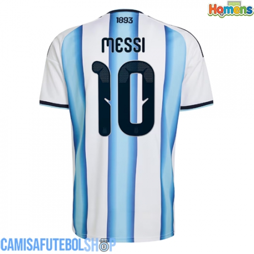 Camisa de time de futebol Argentina Lionel Messi #10 Replicas 1º Equipamento Mundo 2026 Manga Curta